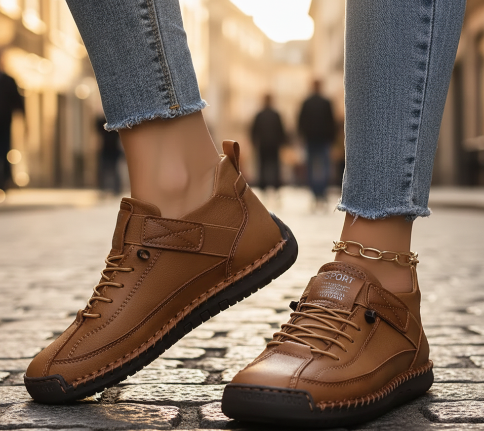 PassoVivo™ | Scarpa da donna invernale con tomaia in pelle