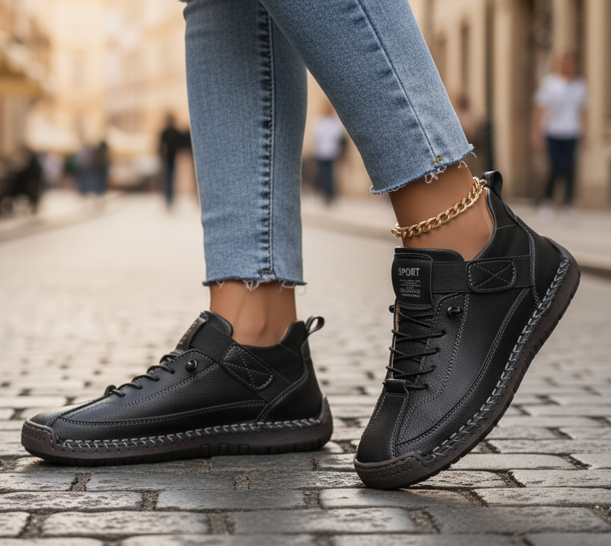 PassoVivo™ | Scarpa da donna invernale con tomaia in pelle